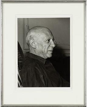 André Villers, Porträtt av Picasso, ca 1955.
