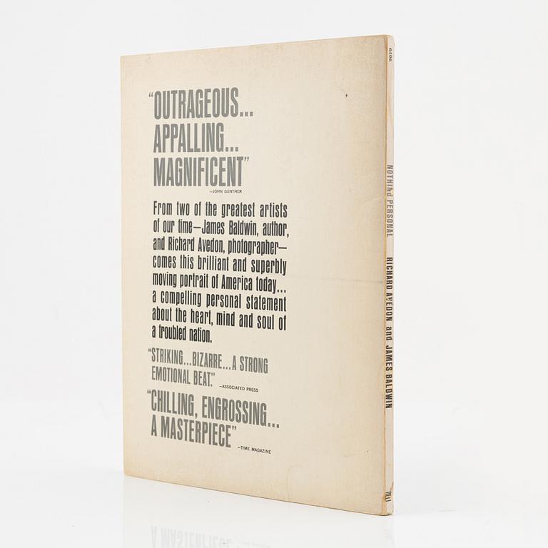 Richard Avedon, Photobook,  "Richard Avedon & James Baldwin, Nothing Personal".