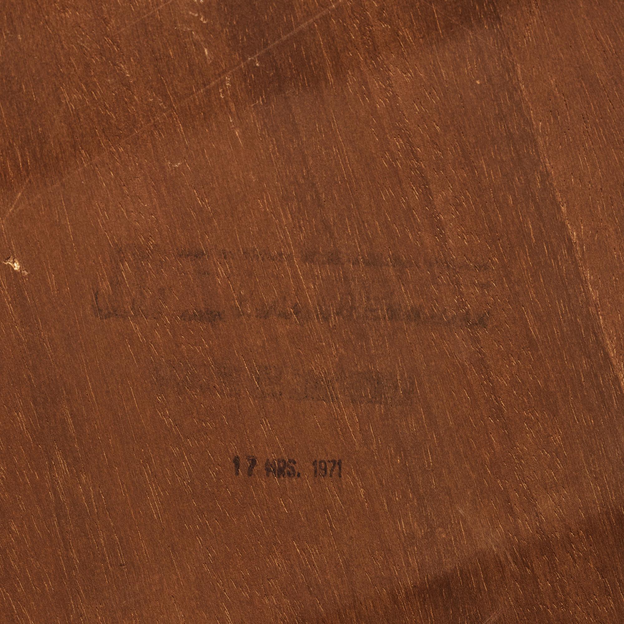 Karl Erik Ekselius, a dining table, J.O Carlssons Möbel AB, Vetlanda, Sweden 1971.