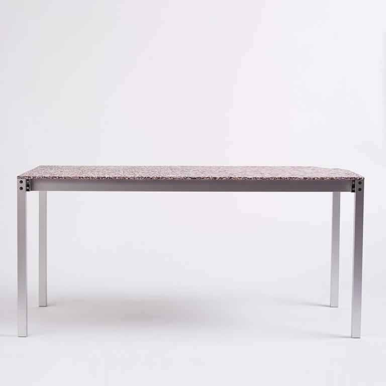 Fredrik Paulsen, a unique table, "Desk One, Broken Smiles", JOY, 2024.