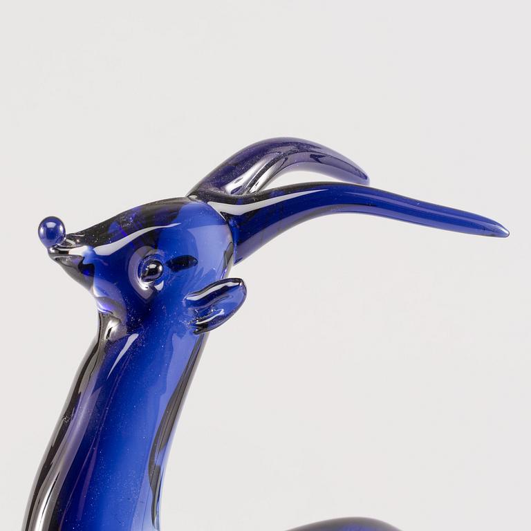 A LARGE ANTONIO DA ROS GLASS SCULPTURE FOR CENEDESE AROUND 1965-75.