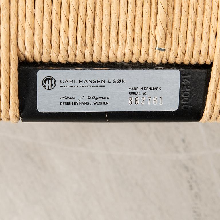 Hans J. Wegner, chairs, 10 pcs, CH-24 "The Y Chair" Carl Hansen & Son Denmark 21st century.