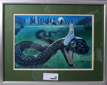 HANS ARNOLD (SVERIGE), blandteknik, sign.