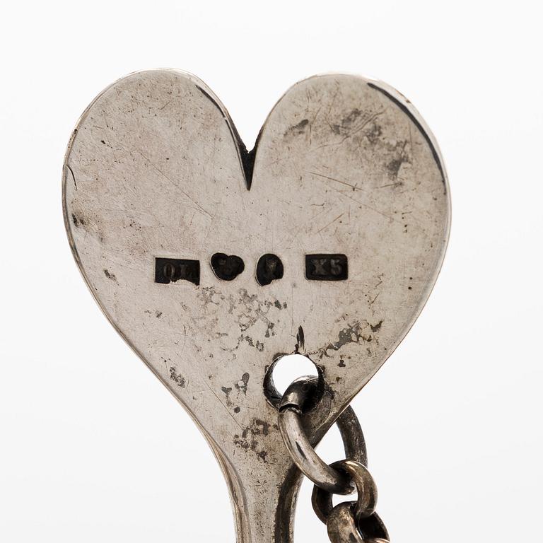 A Gustavian silver coffee pot, maker's mark of J. Henrik Frodell, Stockholm 1797.