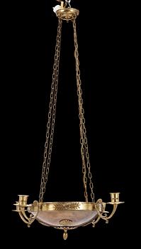 AMPEL, empirestil, 1900-tal. Diameter ca44cm.
