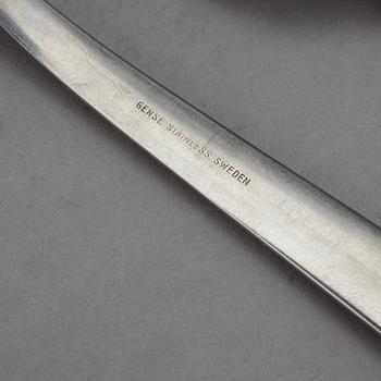BESTICKSERVISDELAR, 129 st, rostfritt stål, Thebe, Folke Ahrström, Gense. Formgivna 1944.
