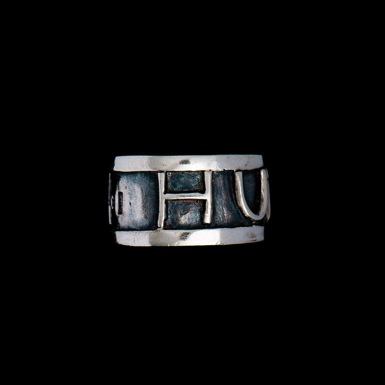 RING, Efva Attling, silver.