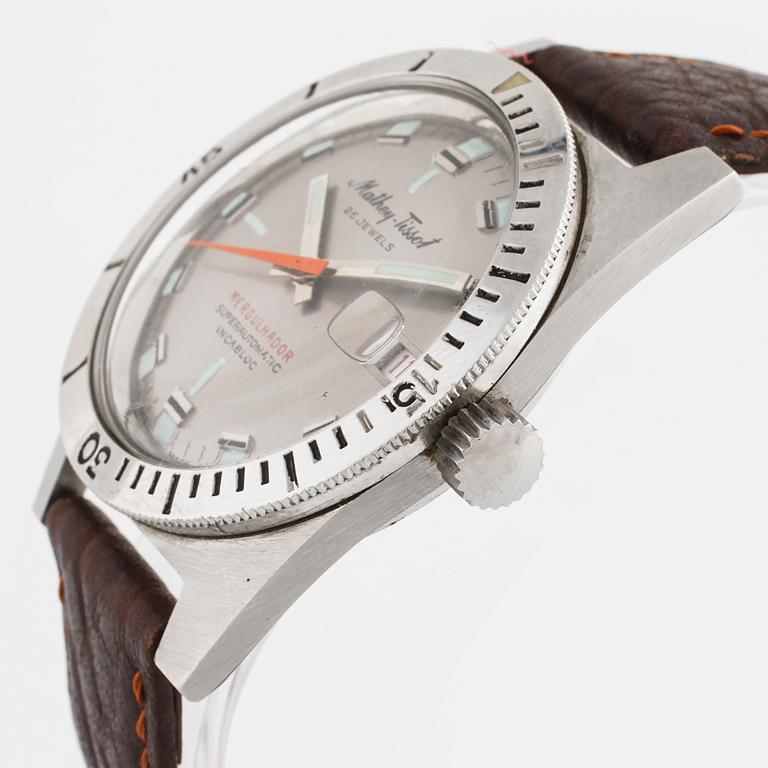 MATHEY-TISSOT, Mergulhador, wristwatch, 38,5 mm.