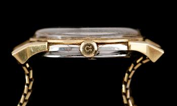 ARMBANDSUR, guld på stål, Omega Automatic Chronometer Officially Certified Constellation.