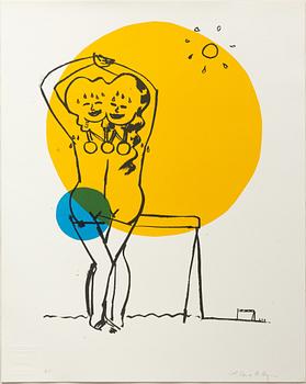 Portfolio, with 5 lithographs, “5th IAAF World Championships in Athletics Göteborg 1995”.