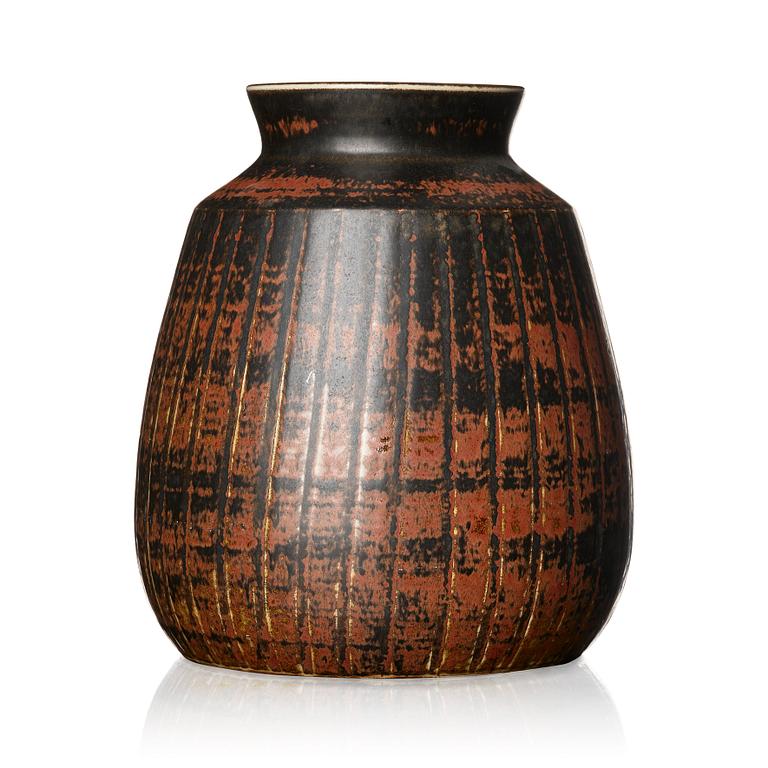 Carl-Harry Stålhane, a stoneware vase, Rörstrand, Sweden 1960s.