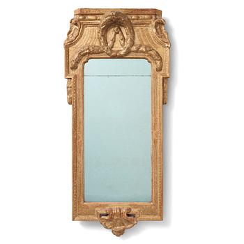 76. A Gustavian mirror, Stockholm, 1770s.