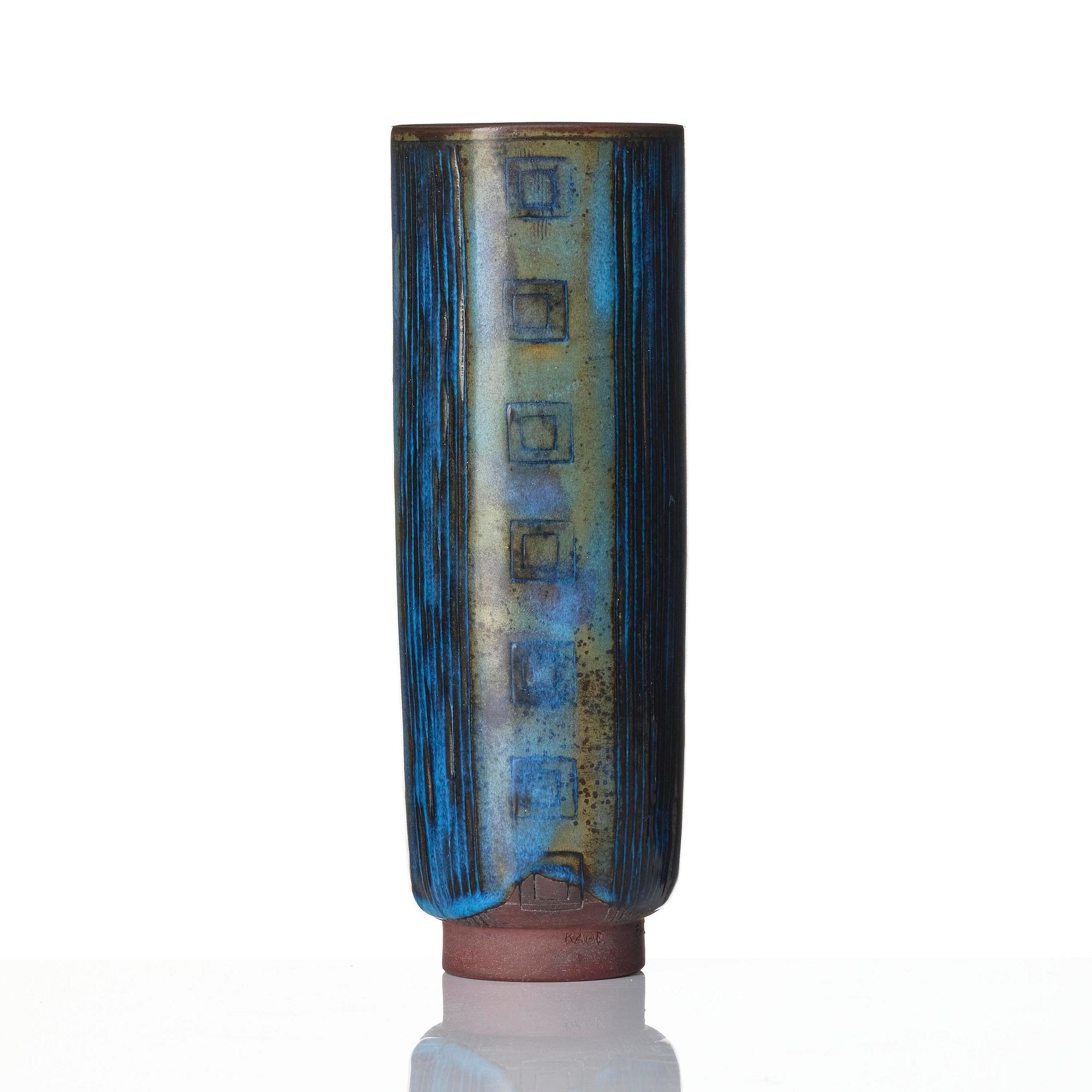 Wilhelm Kåge, a Farsta stoneware vase, Gustavsberg Studio 1948.
