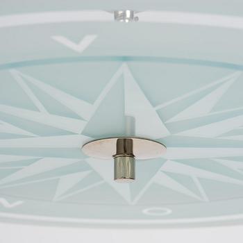 Simon Gate, a ceiling lamp model GD 652, Orrefors, 1930s.