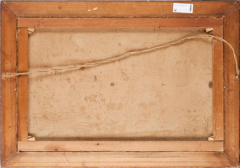 OKÄND KONSTNÄR, olja på duk. 1900-talets mitt.