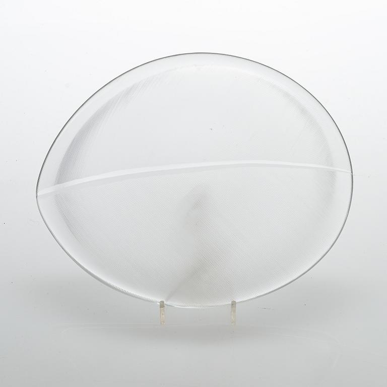 Tapio Wirkkala, skål, glas, modell 3337, signerad Tapio Wirkkala Iittala.
