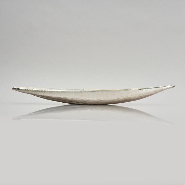 Tapio Wirkkala, a silver bowl, model TW9, marked TW, Kultakeskus, Hämeenlinna 1978.