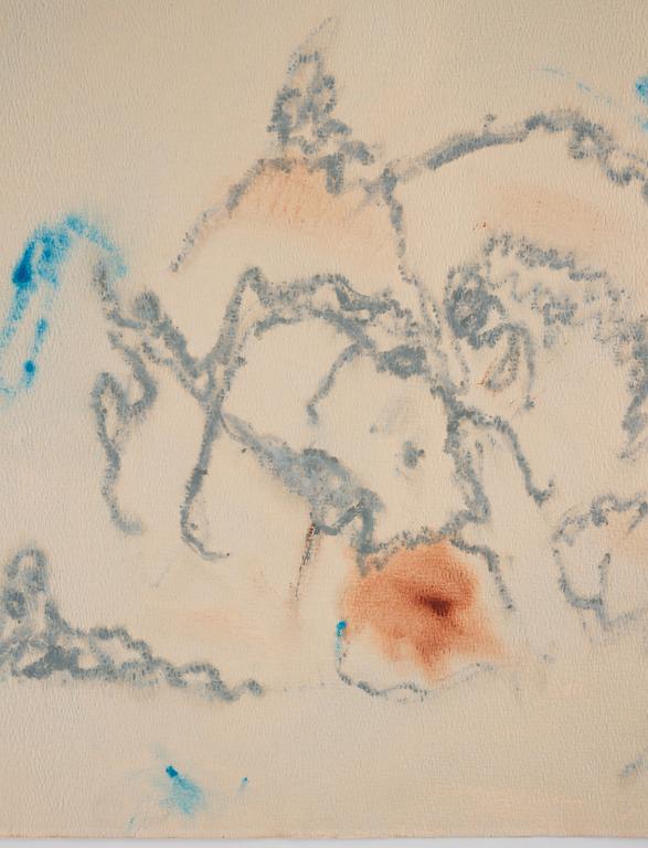 Henri Michaux, "Fond bleu pale".