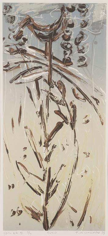 TAPANI MIKKONEN, lithograph, signed, marked EA II 3/5 and dated -89.