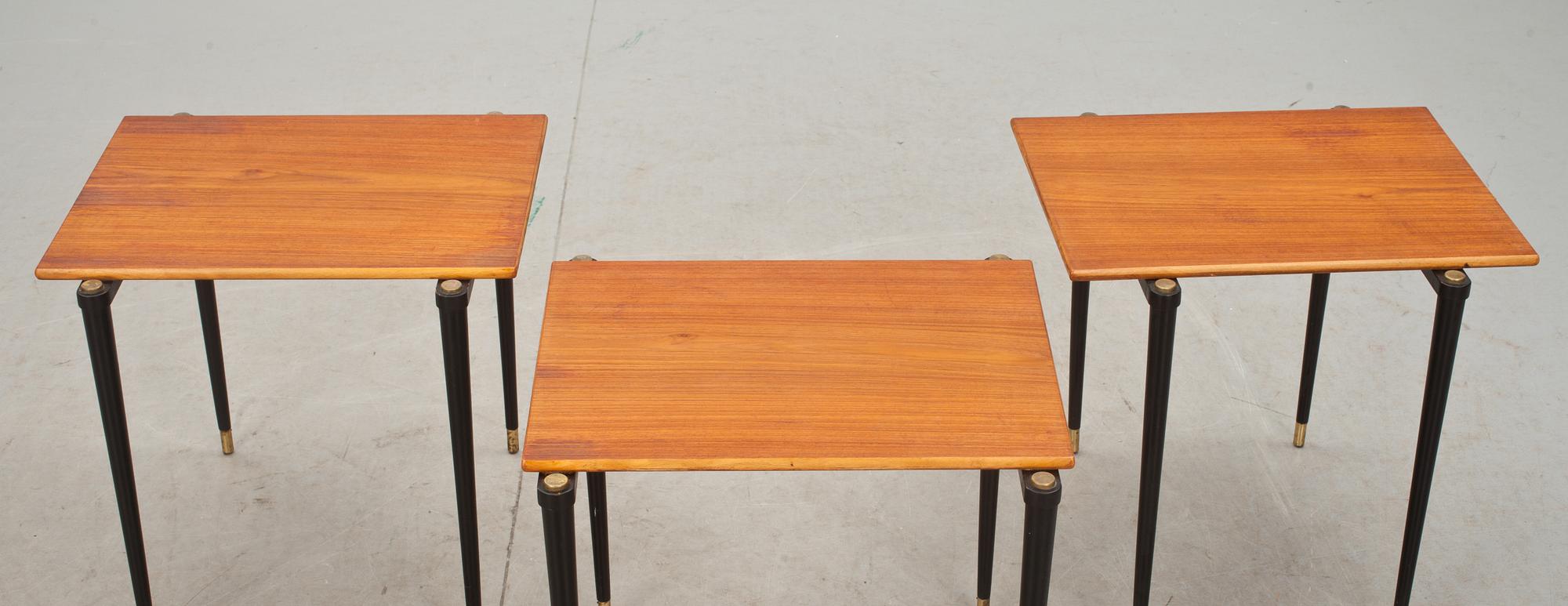 SATSBORD, 3 delar, 1950-tal.