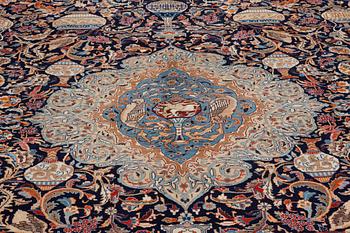 A Kashmar rug, 392 x 300 cm.