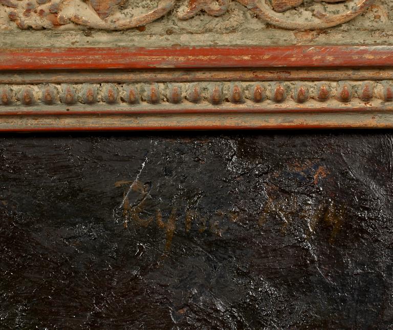 RYNO FRIEBERG, olja på pannå, signerad och daterad 1944.