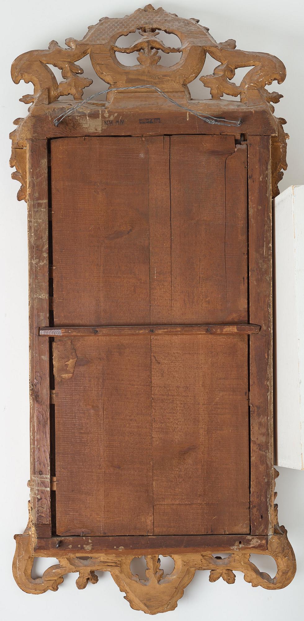 SPEGEL, av Nils Henrik Hamberg (verksam i Stockholm 1767-1776), Rokoko.