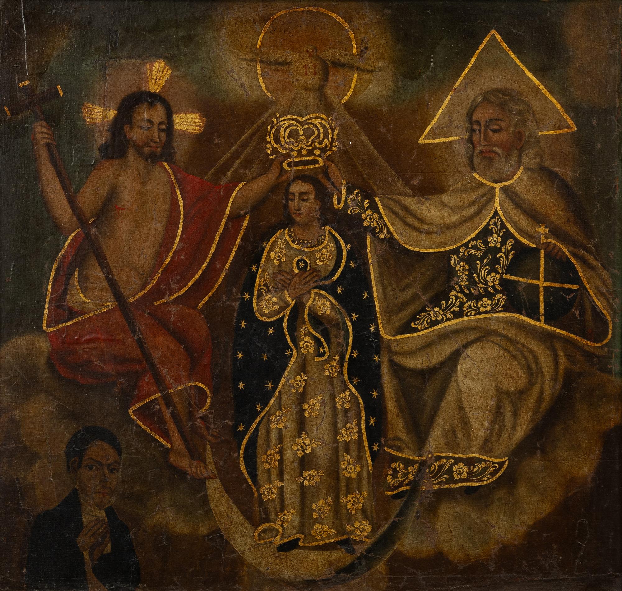 Unknown artist, 19th century. Marie crowning.