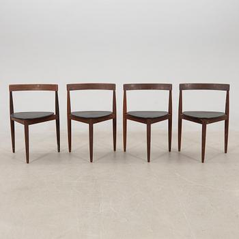 Hans Olsen, dining set 5 pcs, Frem Røjle, Denmark, 1950s.