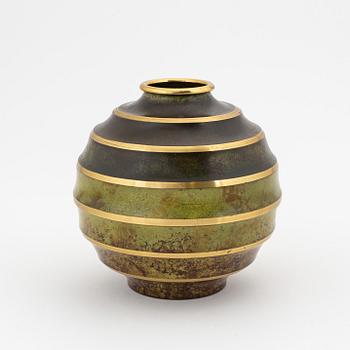 Ä bronze Art Deco vase, Svenska Metallverken, 1920's/1930's.