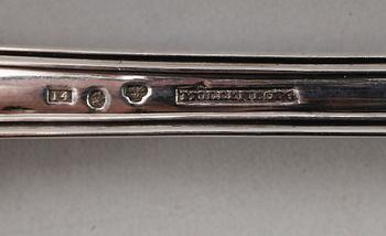 RAGUSKED, silver, Gustaf Möllenborg, Stockholm 1839. Vikt ca 180 g.