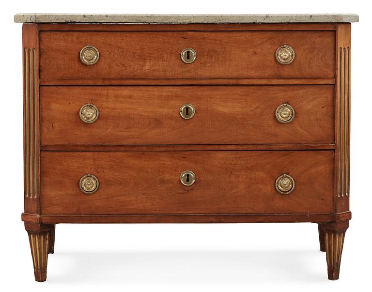 A late Gustavian 18th century commode.