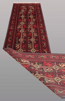 A RUNNER, Afghan so called " Khan Mohammadi", ca 384 x 80 cm.