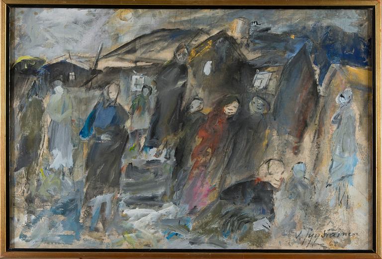 Valdemar Pyysiäinen, Figures in a Landscape.