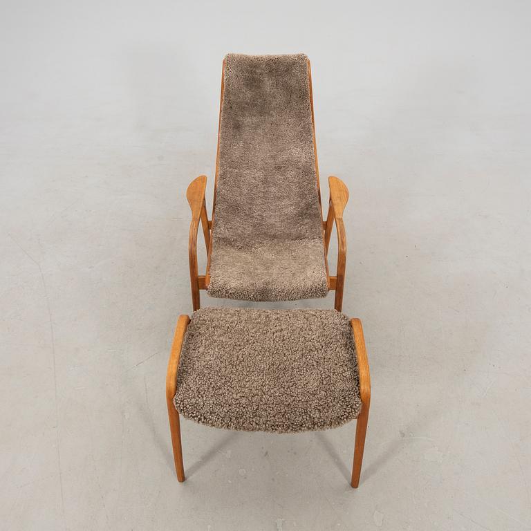 Yngve Ekström, armchair with footstool "Lamino", Swedese.