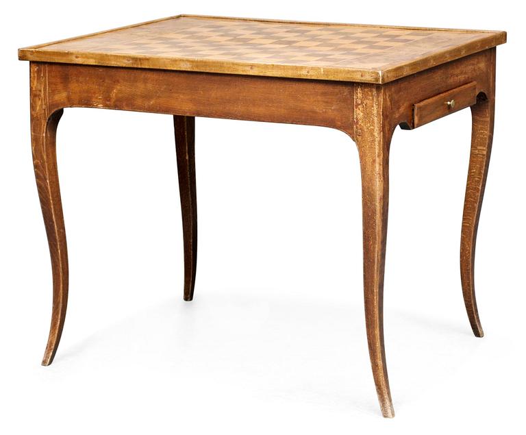SPELBORD. Rokoko, 1700-talets andra hälft.