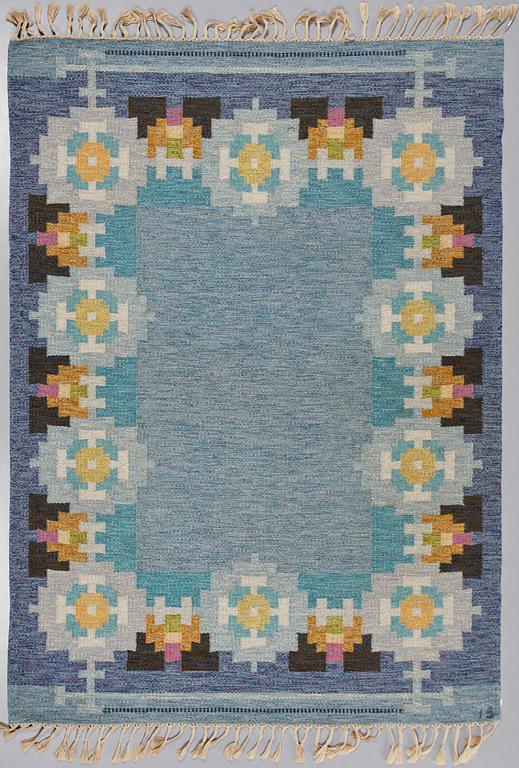 MATTA, rölakan, Ingegerd Silow, 230x169 cm, monogramsignerad, 1900-talets andra hälft.