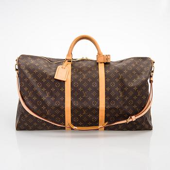 Louis Vuitton, a monogram 'Keepall 60 Bandoulière' Weekendbag.