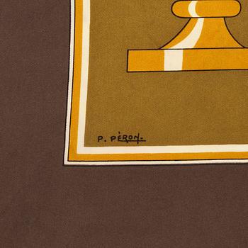 Hermès, scarf, "Chess".