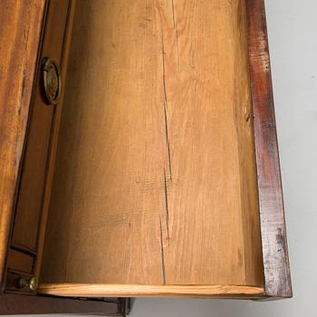 An 18th century late Gustavian secretaire chest of drawers.
