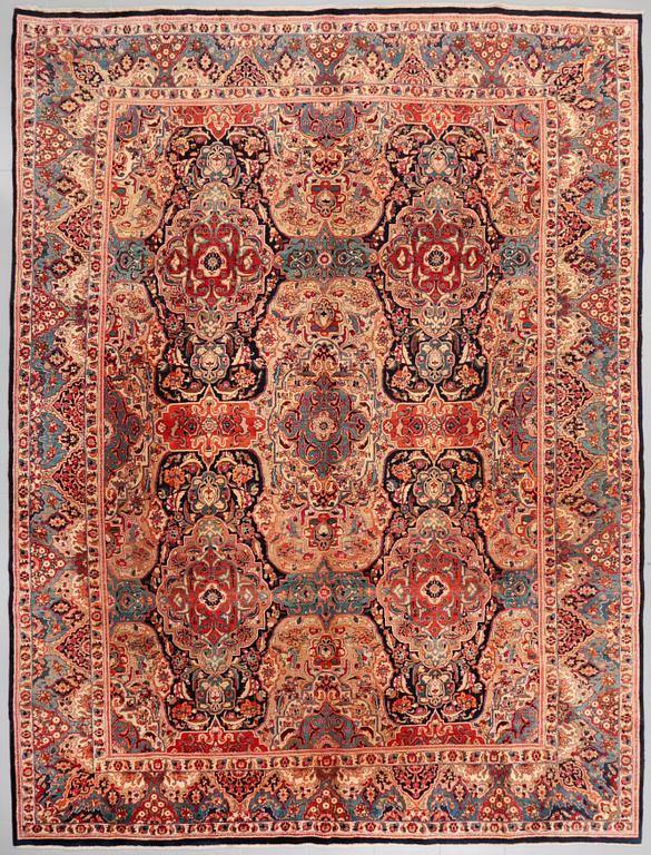 A Kashmar rug, 385 x 290 cm.