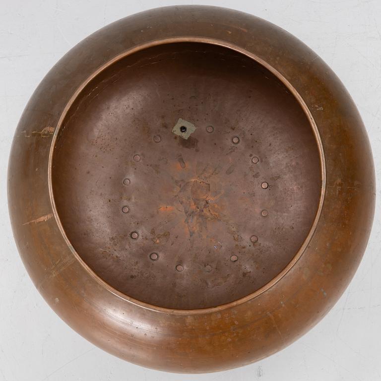 Gryta/ytterfoder, koppar, 1900-tal.