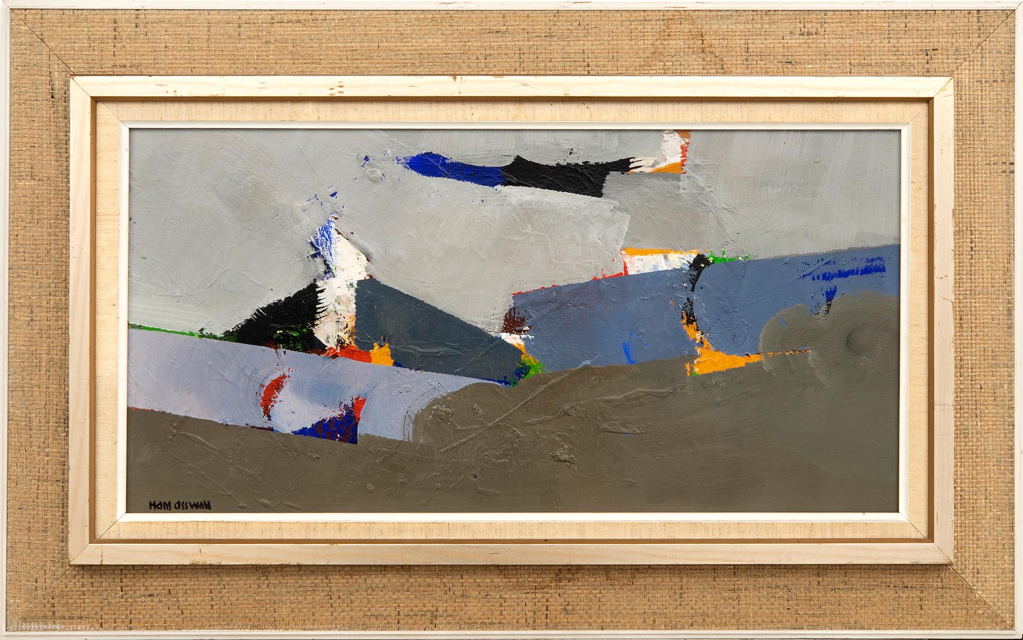 Hans Osswald, oil on panel signed.