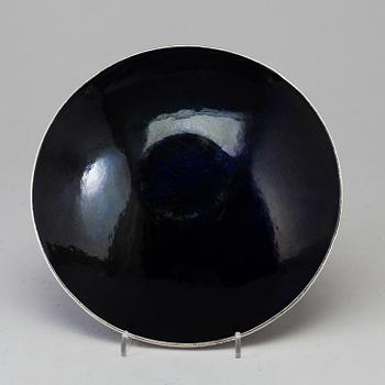 SVEN OLSEN, a silver and enamel bowl, Arvika 1930.