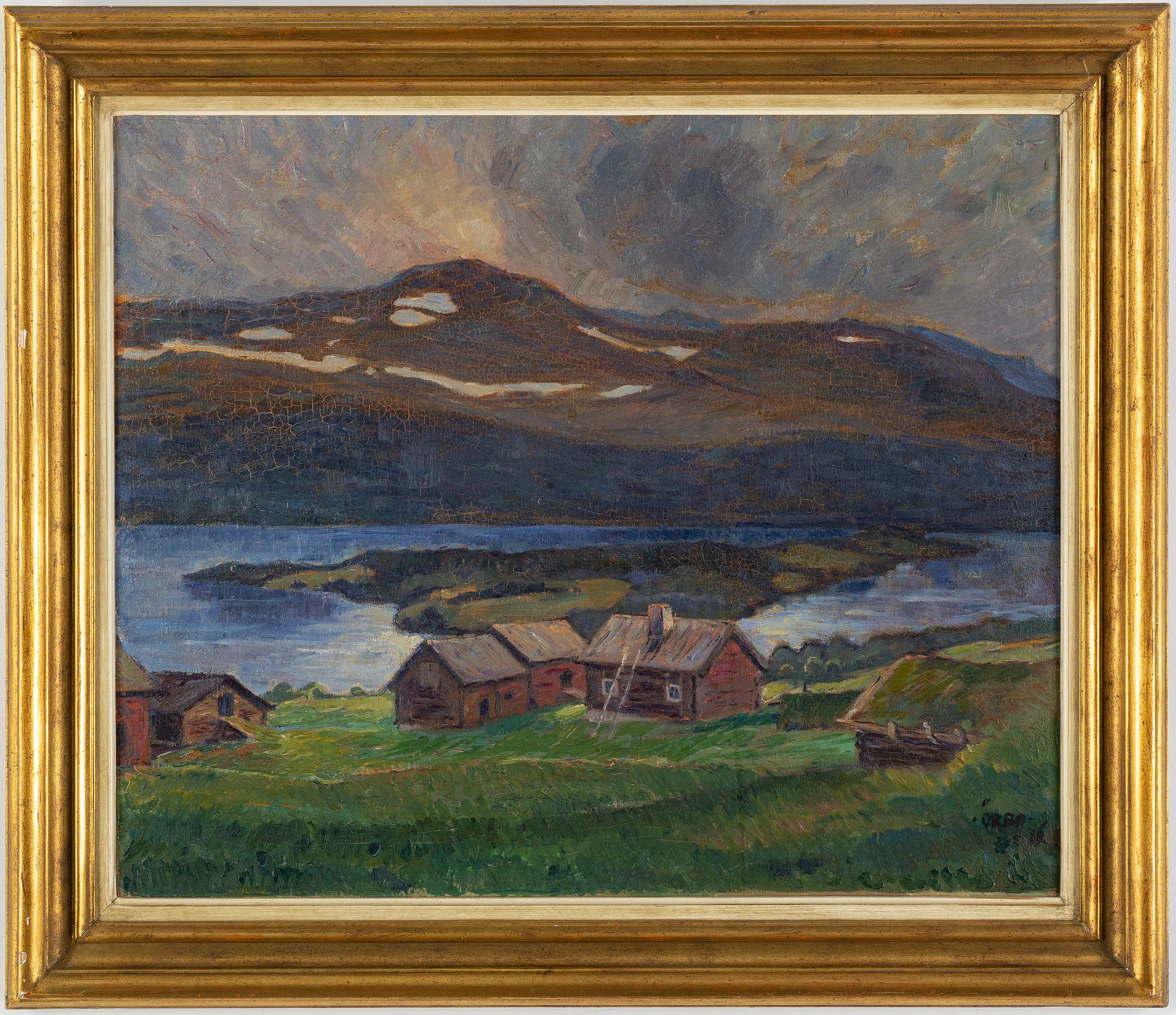 KARL ÖRBO, oil on canvas, signed and dated -16.