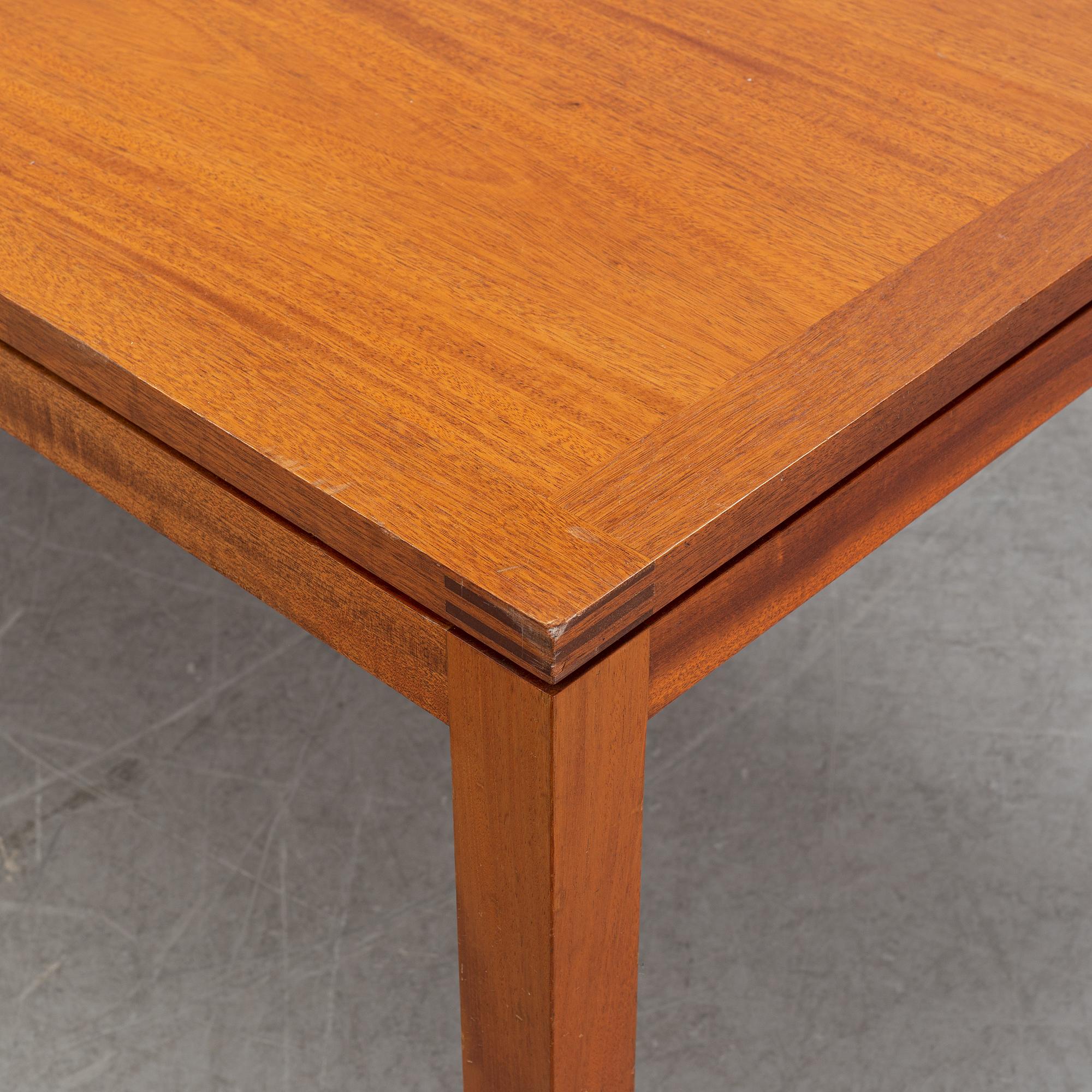 Christian Hvidt, a mahogany desk, Denmark, mid 20th century.