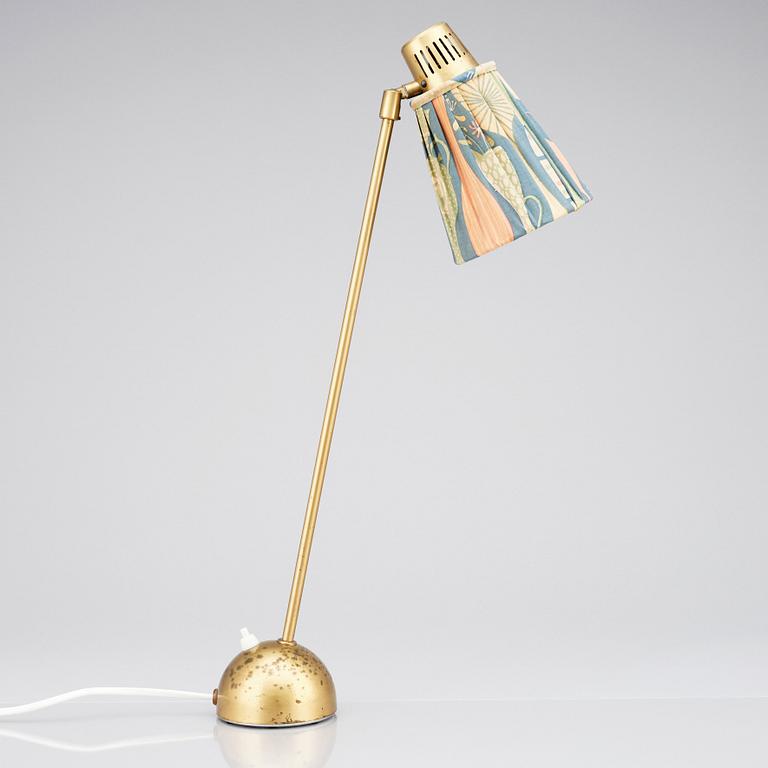 Hans Bergström, bordslampa, modell "712", ateljé Lyktan, Åhus 1950-tal.