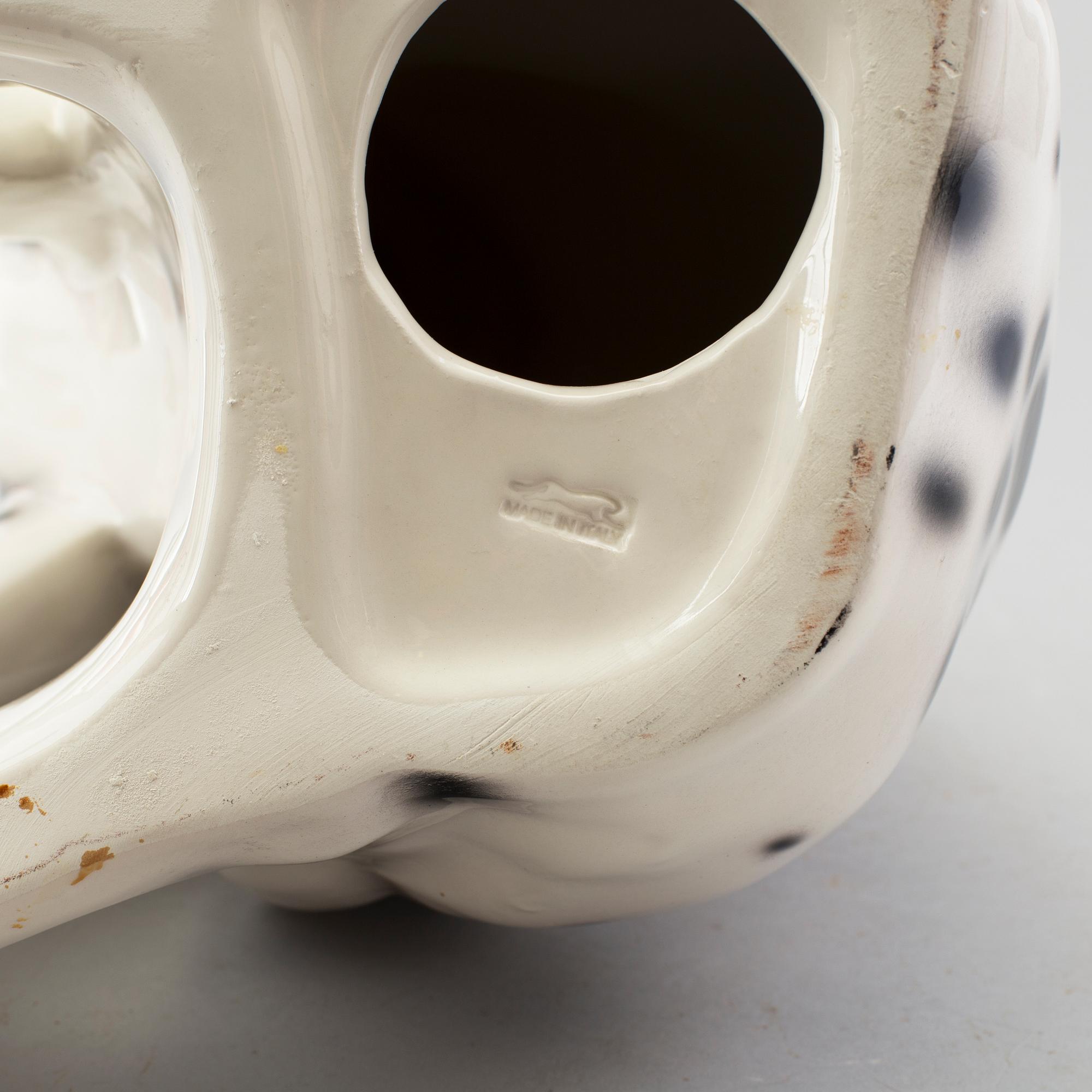A FIGURE, ceramics, "dalmatian dog", Italy. Late 20th century.