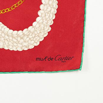 Cartier, scarf.