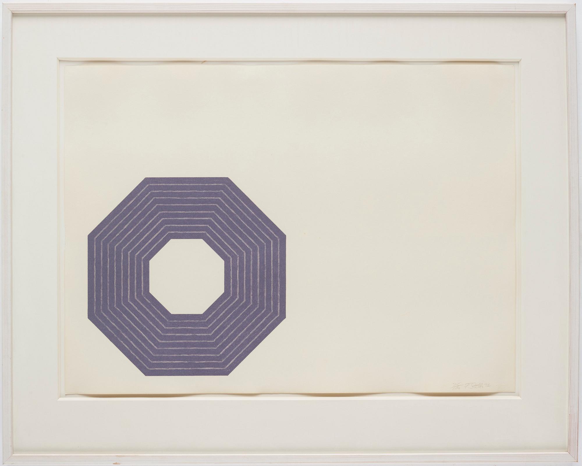 Frank Stella, "Henry Garden" ur "Purple Series".